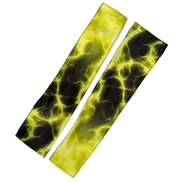 Other - Sleefs youth black and yellow smoke arm sleeves